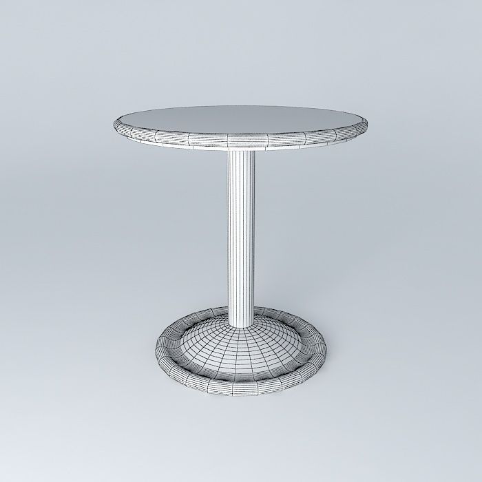 side table coffee table Free 3D model_4