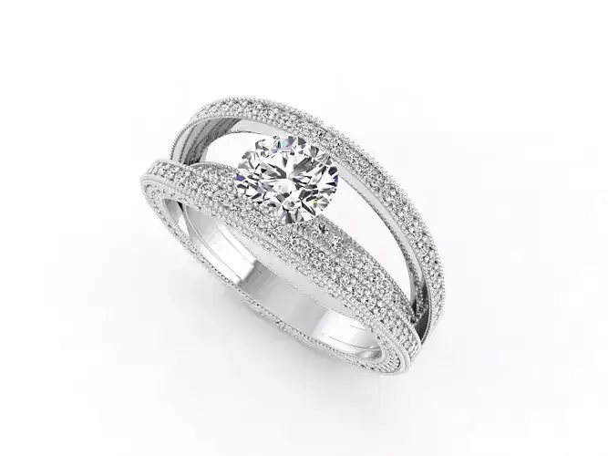 sy026 diamond engagement ring gold