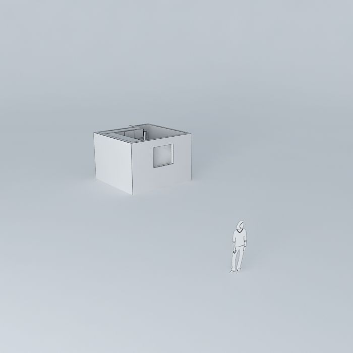 fabioorkut house with person Free 3D model_3