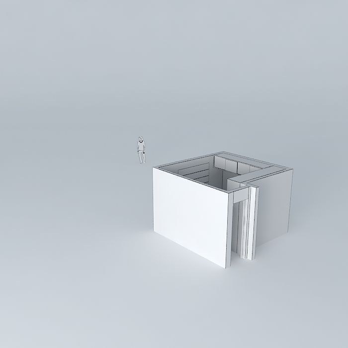 fabioorkut house with person Free 3D model_4