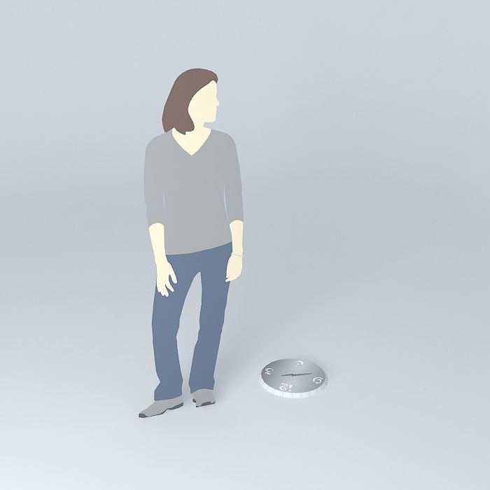 wall clock, wall clock Free 3D model_1