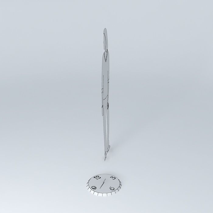 wall clock, wall clock Free 3D model_3