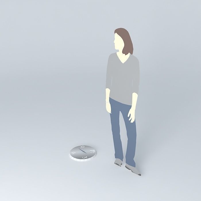 wall clock, wall clock Free 3D model_2