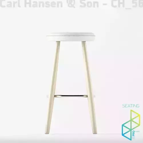 Carl Hansen Son CH56 Bar stool