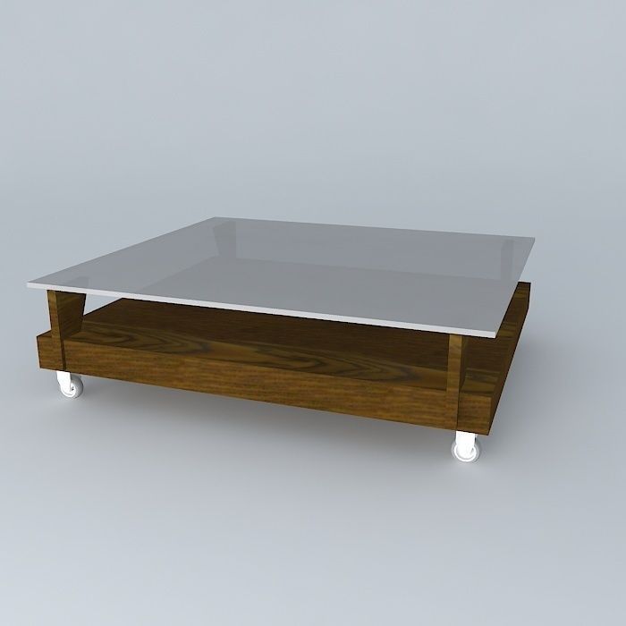 mesa centro coffee table Free 3D model_1