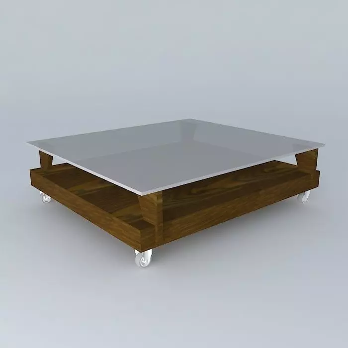 mesa centro coffee table Free 3D model_0