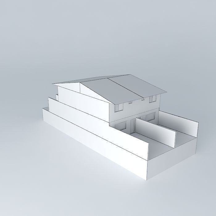 pauloorkut house Free 3D model_4