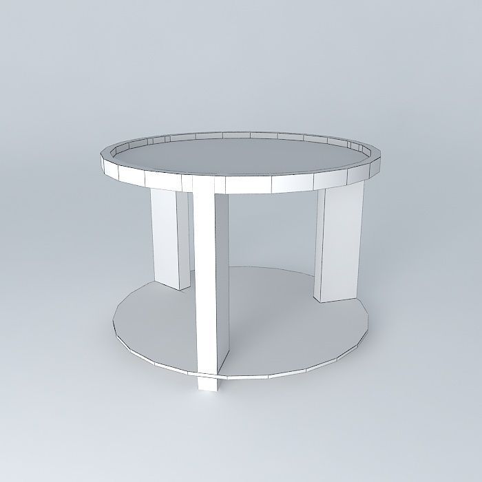 deco side table mesa canto deco Free 3D model_3
