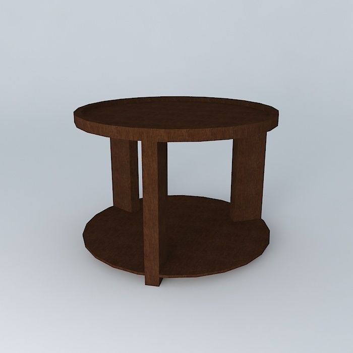deco side table mesa canto deco Free 3D model_1