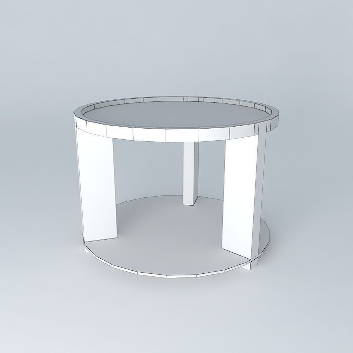 deco side table mesa canto deco Free 3D model_4