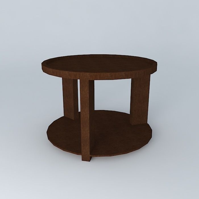 deco side table mesa canto deco Free 3D model_2