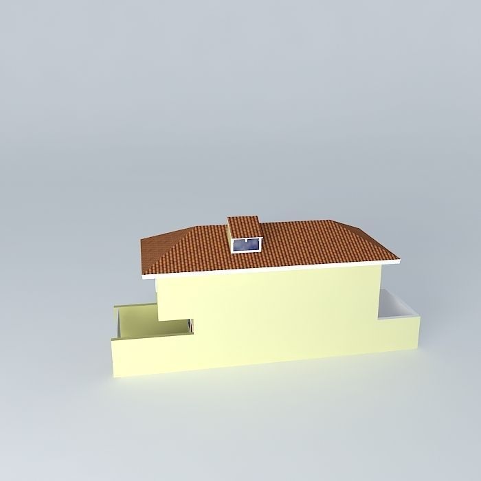 alexandreorkut house with stairs Free 3D model_2