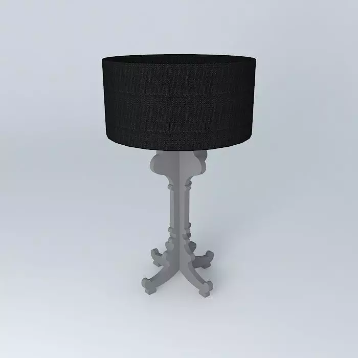 lamp lamp table with shade Free 3D model