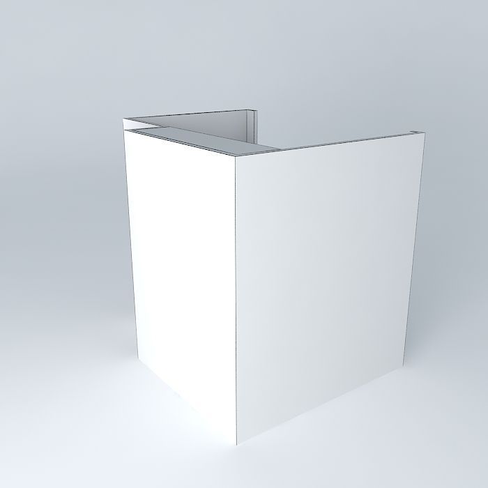 dineaorkut room with desk and chair Free 3D model_3