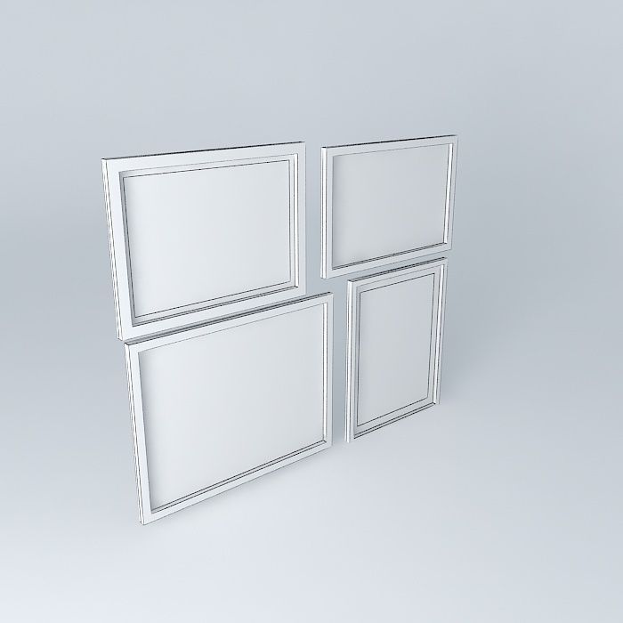 quadros pictures paintings wall art Free 3D model_3