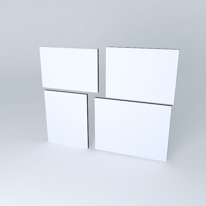 quadros pictures paintings wall art Free 3D model_1