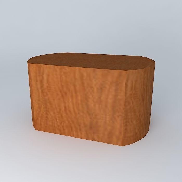 bed side table criado mudo Free 3D model_1