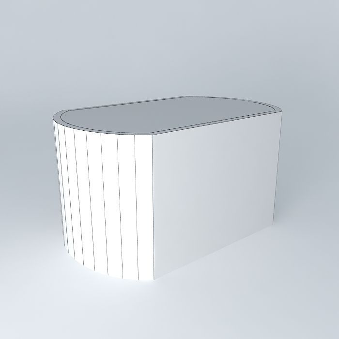 bed side table criado mudo Free 3D model_4