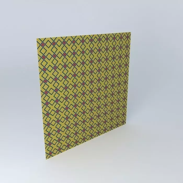tile tile geometric pattern Free 3D model_0