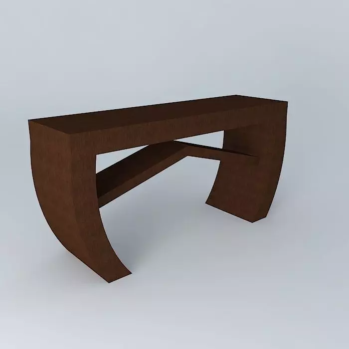 showcase console Free 3D model_0