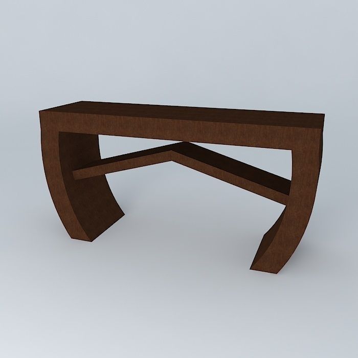 showcase console Free 3D model_1