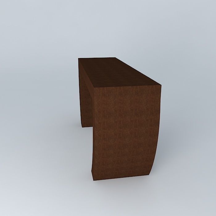 showcase console Free 3D model_2