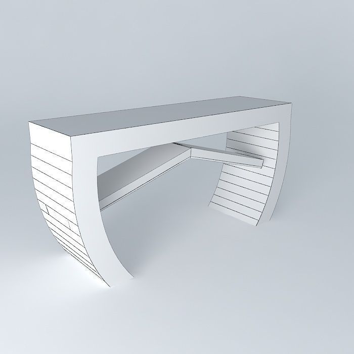 showcase console Free 3D model_4