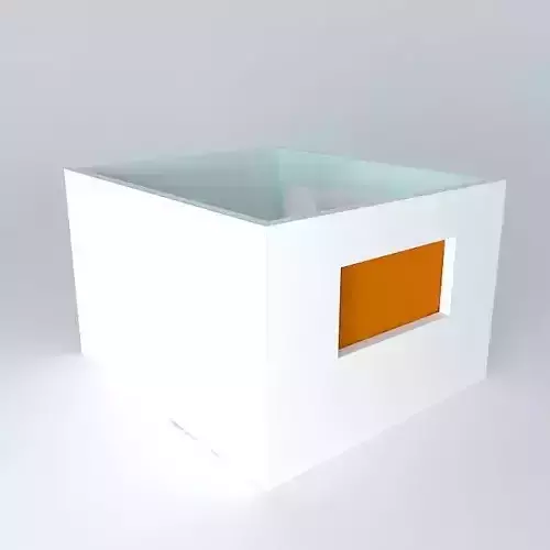 taniaorkut cube with orange window