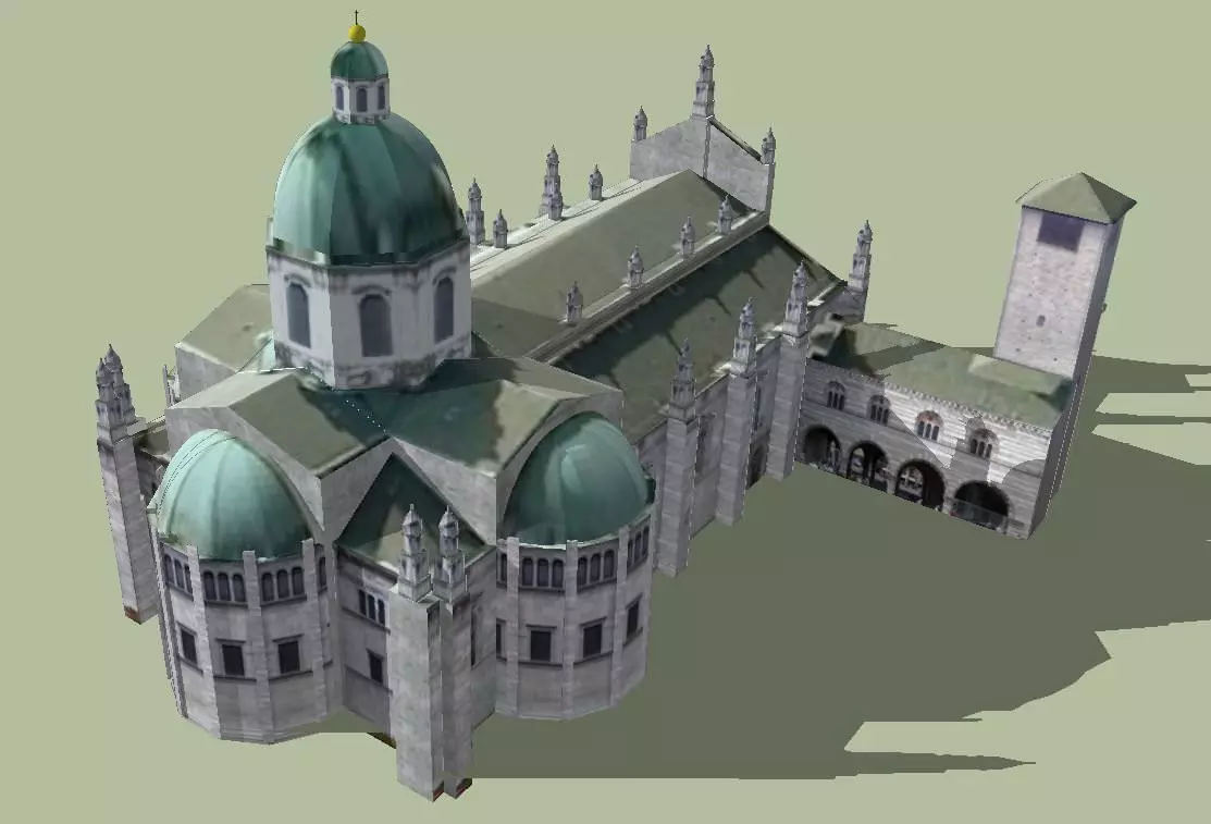 Duomo di Como 3D model_0