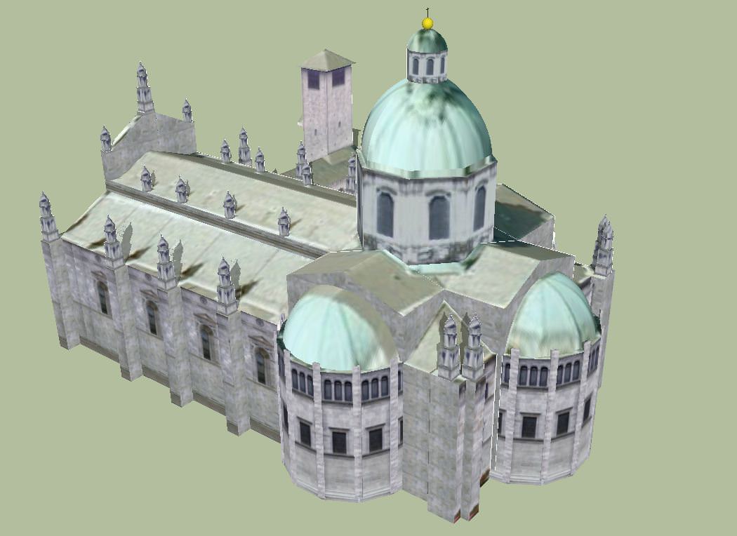 Duomo di Como 3D model_1