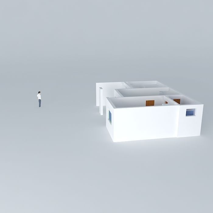 driorkut house with person Free 3D model_2