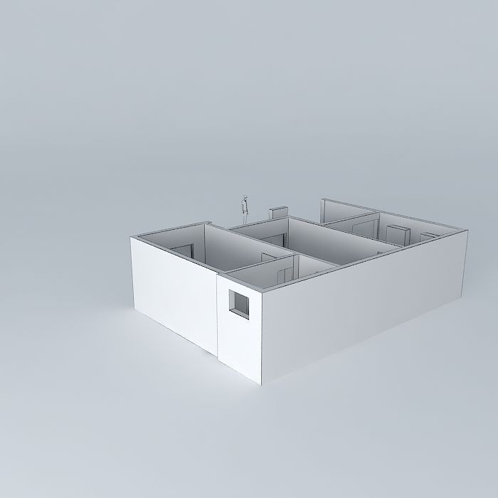 driorkut house with person Free 3D model_4