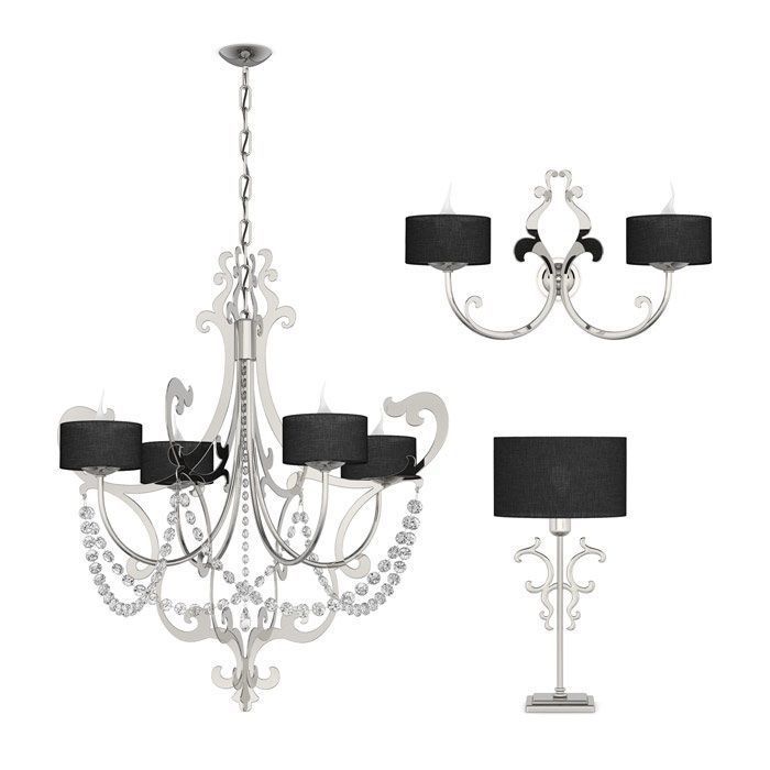 Collection Of lights and Table Lamp 24 model 3D model_9