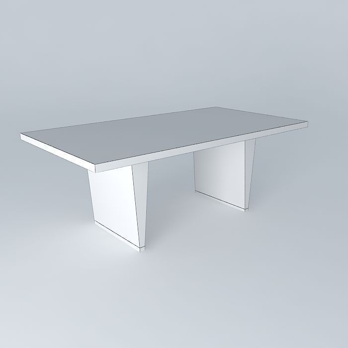 dinner table dinner table Free 3D model_3
