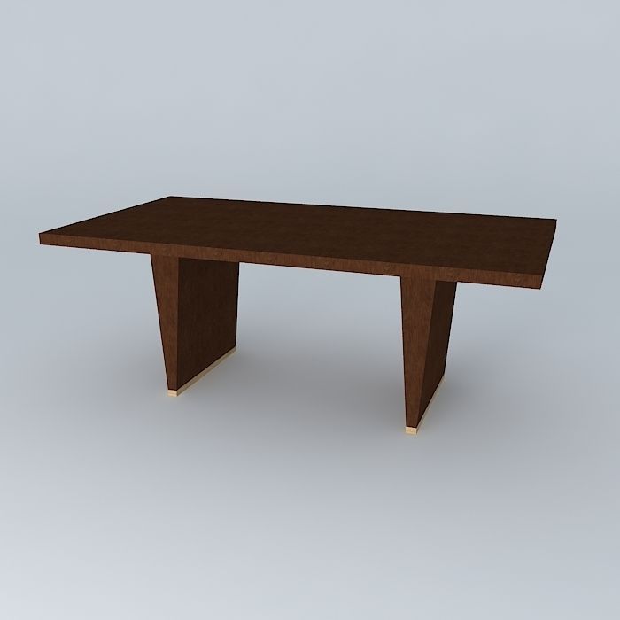 dinner table dinner table Free 3D model_1