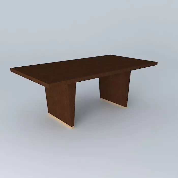 dinner table dinner table Free 3D model_0