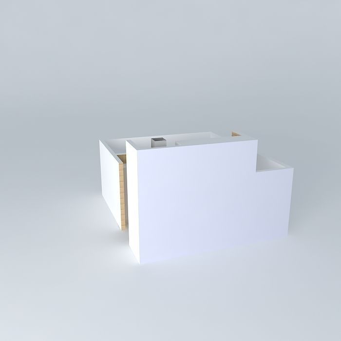 luorkut apartment with kitchen and living room Free 3D model_2