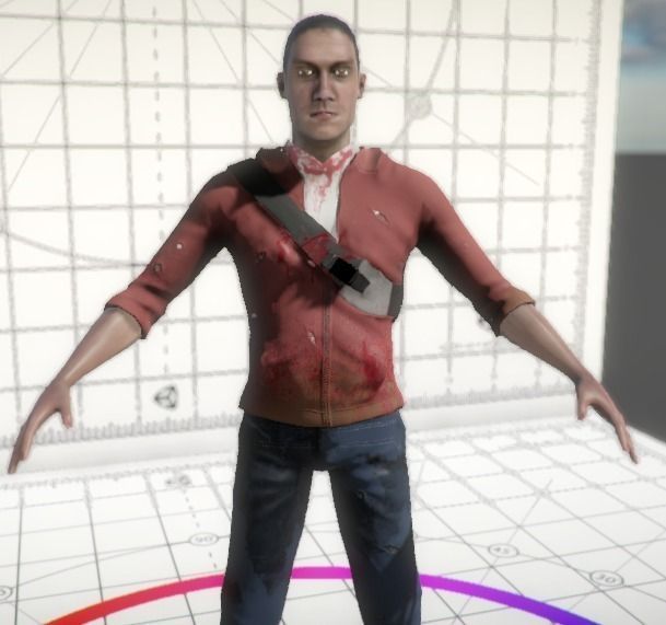 Survivor Jonathan Unity 5 BPR Low-poly 3D model_0