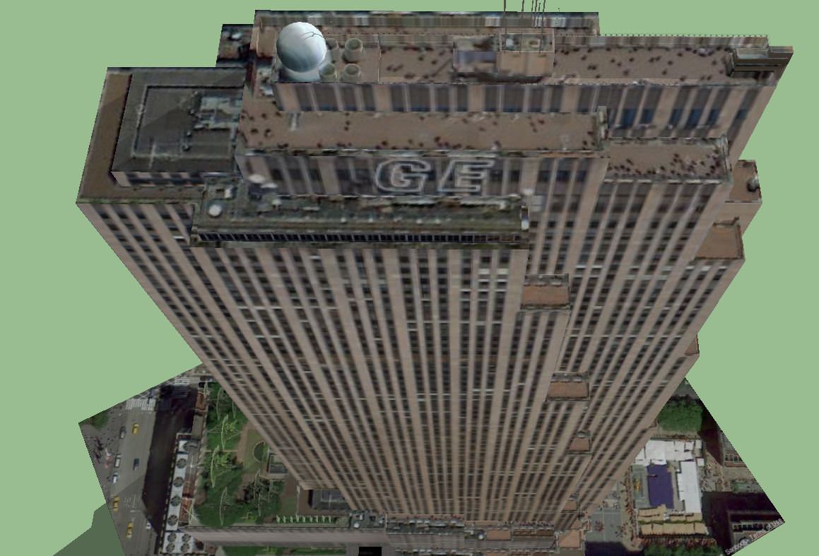 30 Rockefeller Plaza GE Building 3D model_4