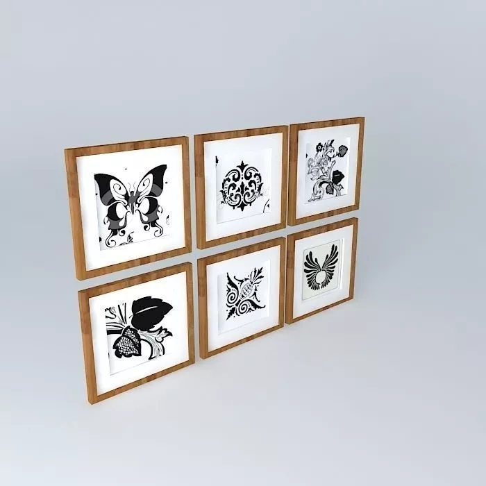 paintings paitings art art Free 3D model