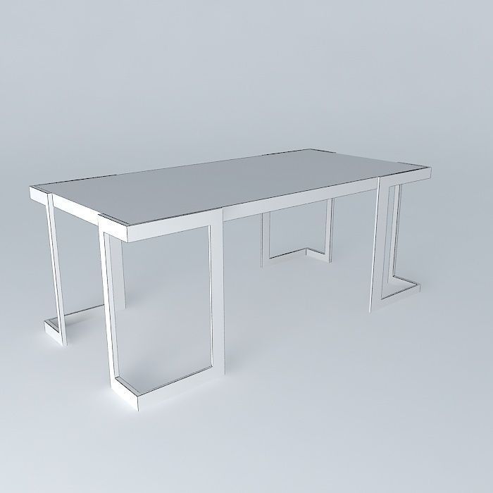 mesa de centro coffe table Free 3D model_3