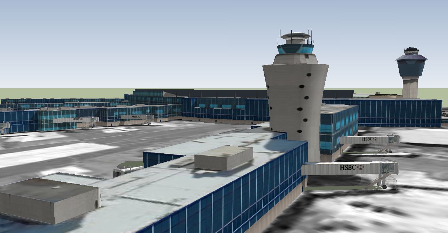 LaGuardia International Airport 3D model_4