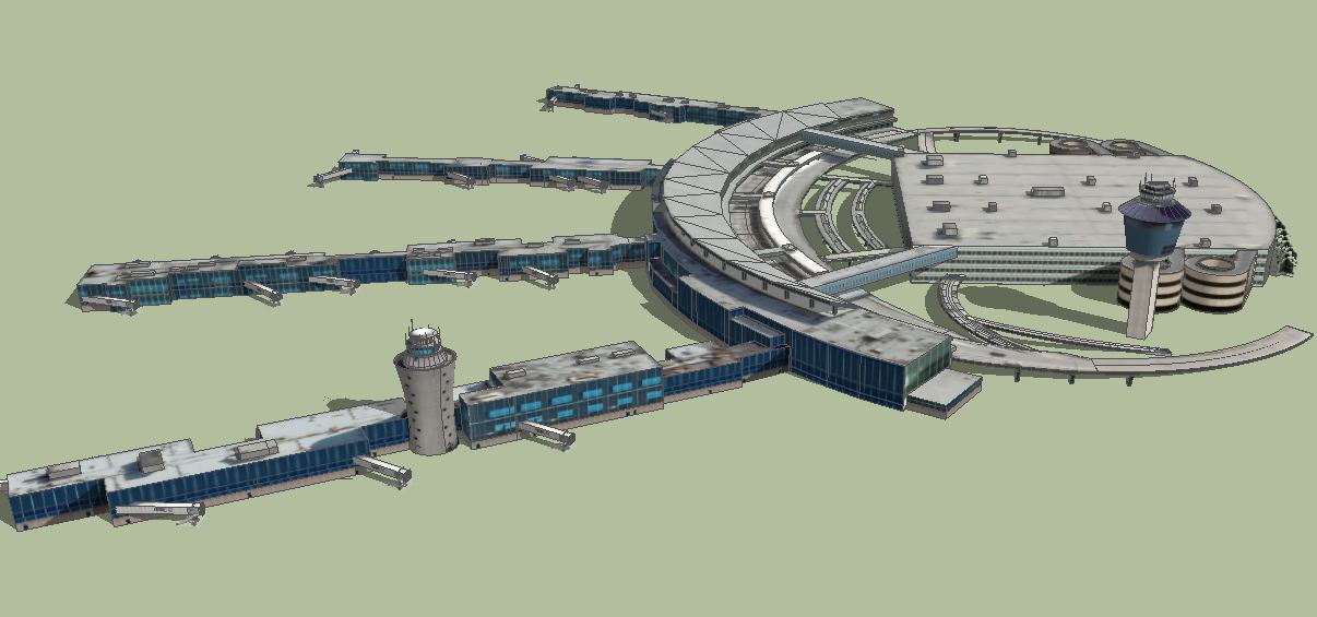 LaGuardia International Airport 3D model_1