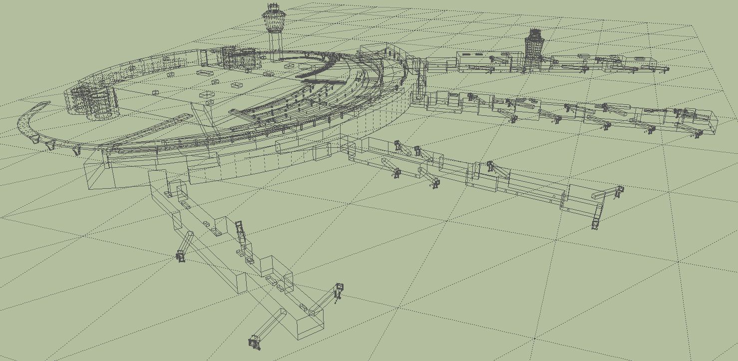 LaGuardia International Airport 3D model_7