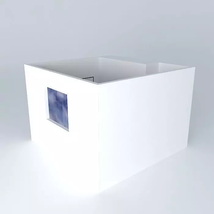 tatianaorkut house with window Free 3D model_0