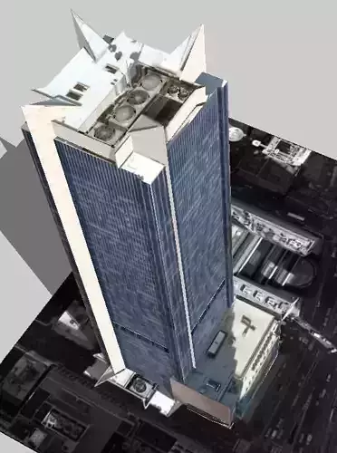 One Astor Plaza 3D model