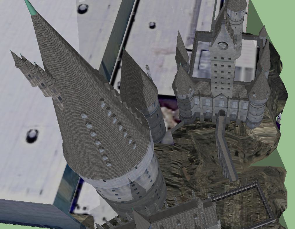 Hogwarts Castle - Harry Potter 3D model_3