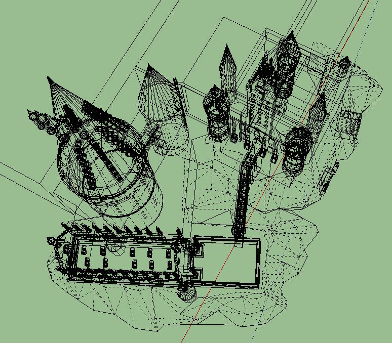 Hogwarts Castle - Harry Potter 3D model_6