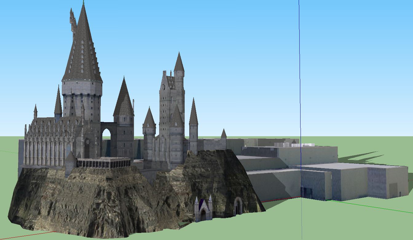 Hogwarts Castle - Harry Potter 3D model_8