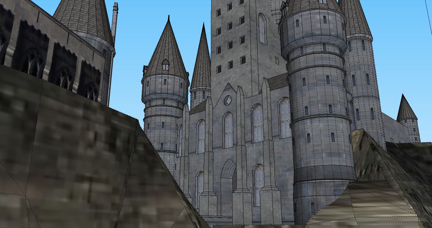 Hogwarts Castle - Harry Potter 3D model_4